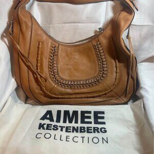 New Aimee Kestenberg Collection Pebble Leather Hobo Purse- Genny